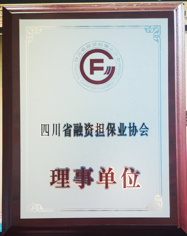 四川省融資擔(dān)保業(yè)協(xié)會(huì)理事單位